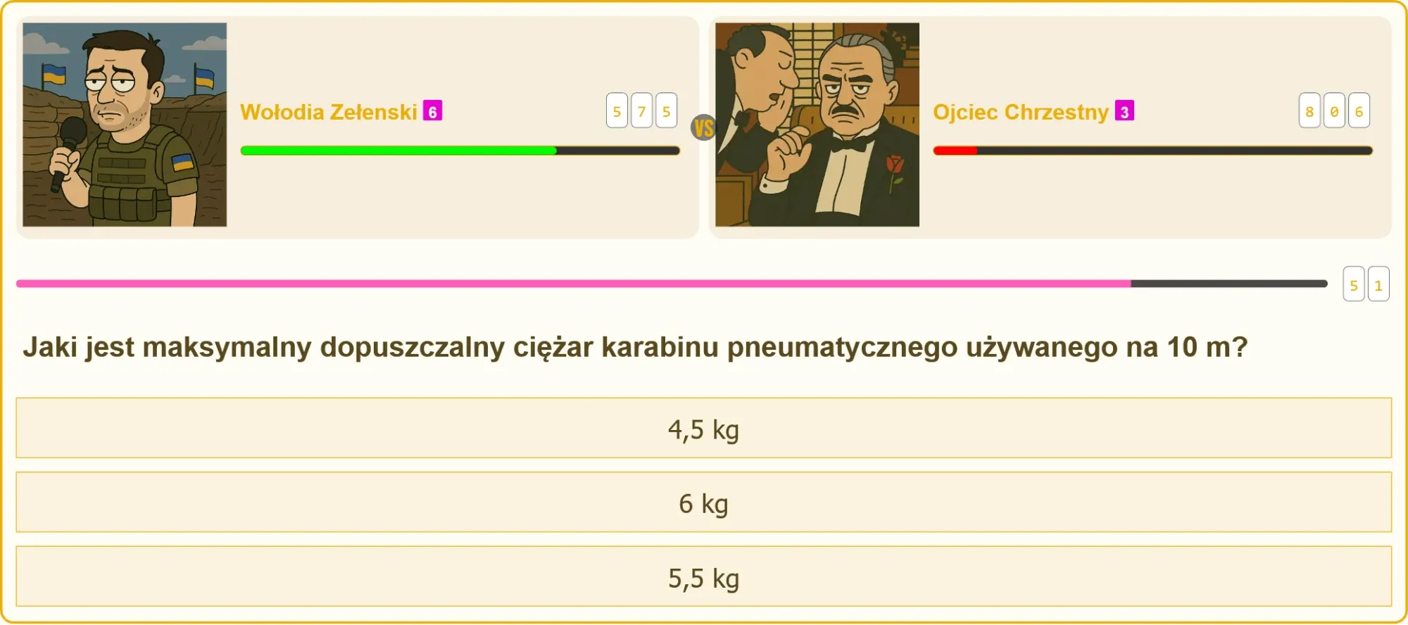 karabin pneumatyczny na tle tarczy strzeleckiej