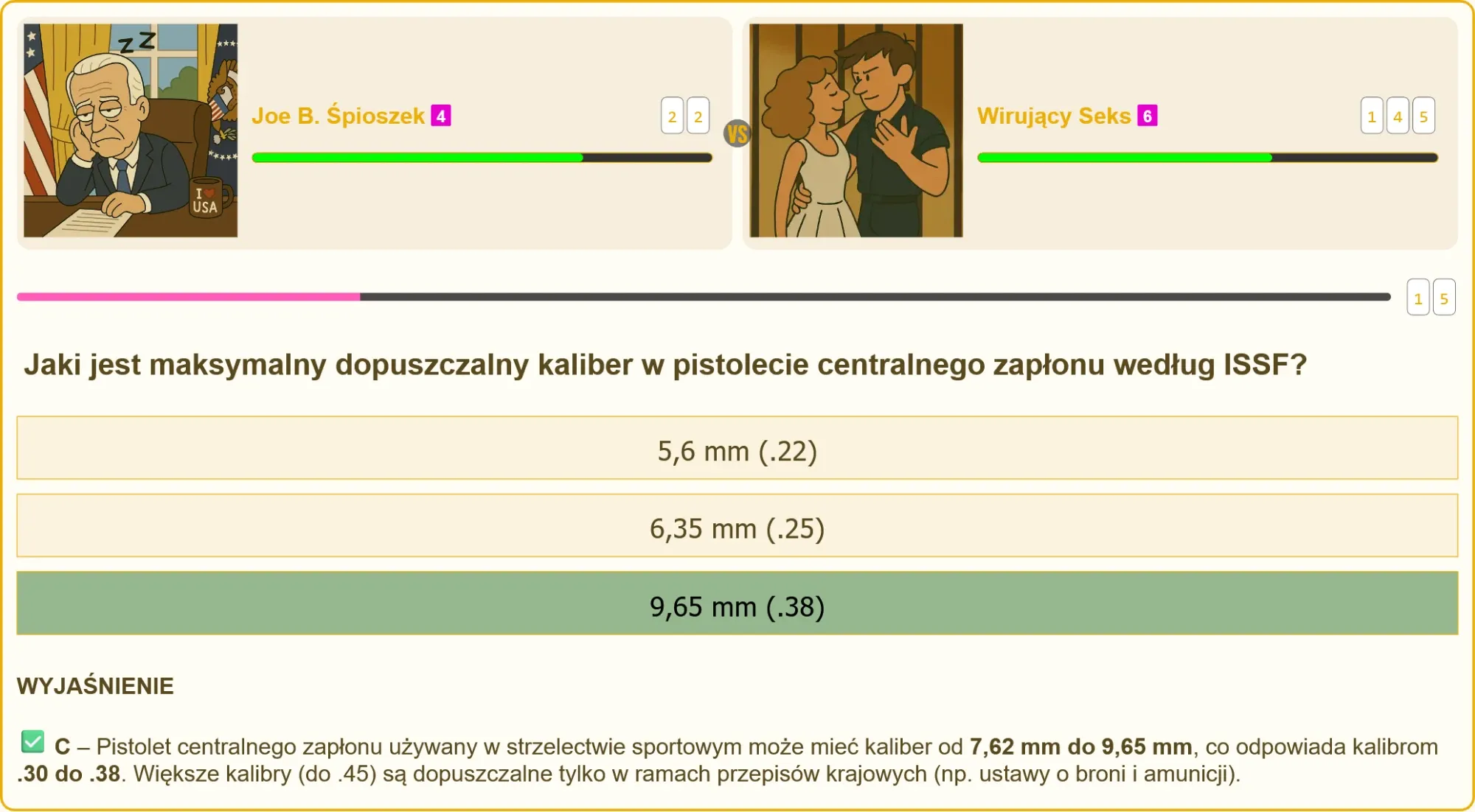 Porównanie kalibrów amunicji sportowej