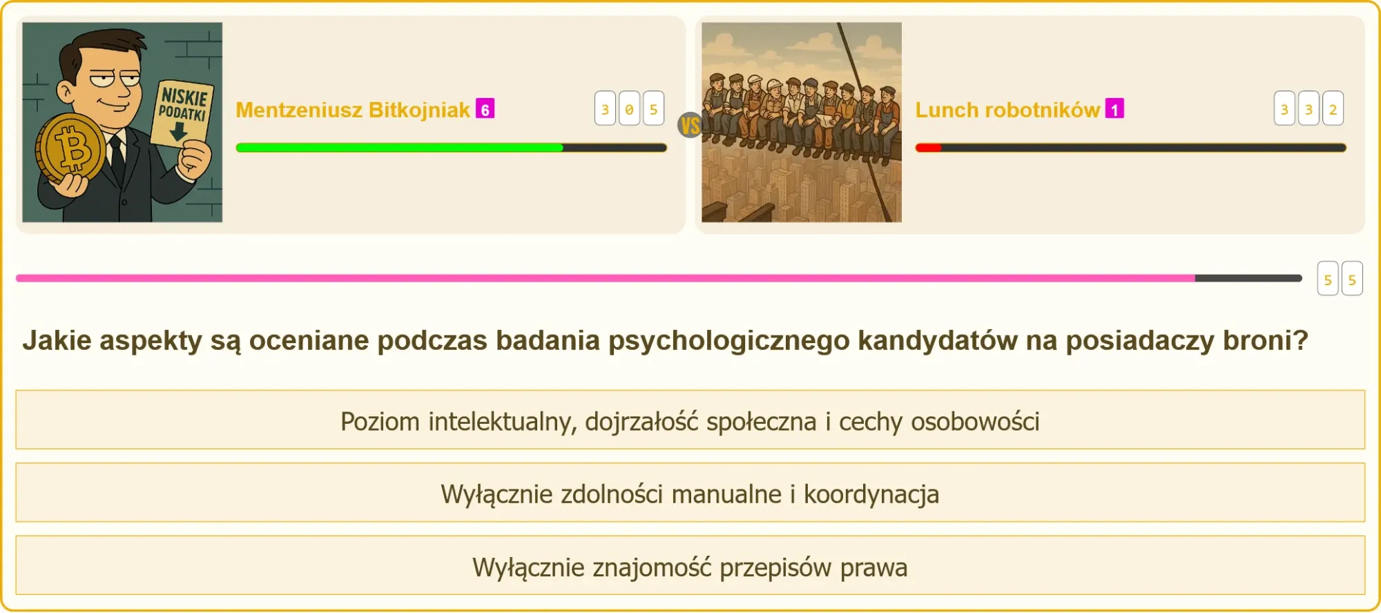 Psycholog oceniający kandydata na posiadacza broni