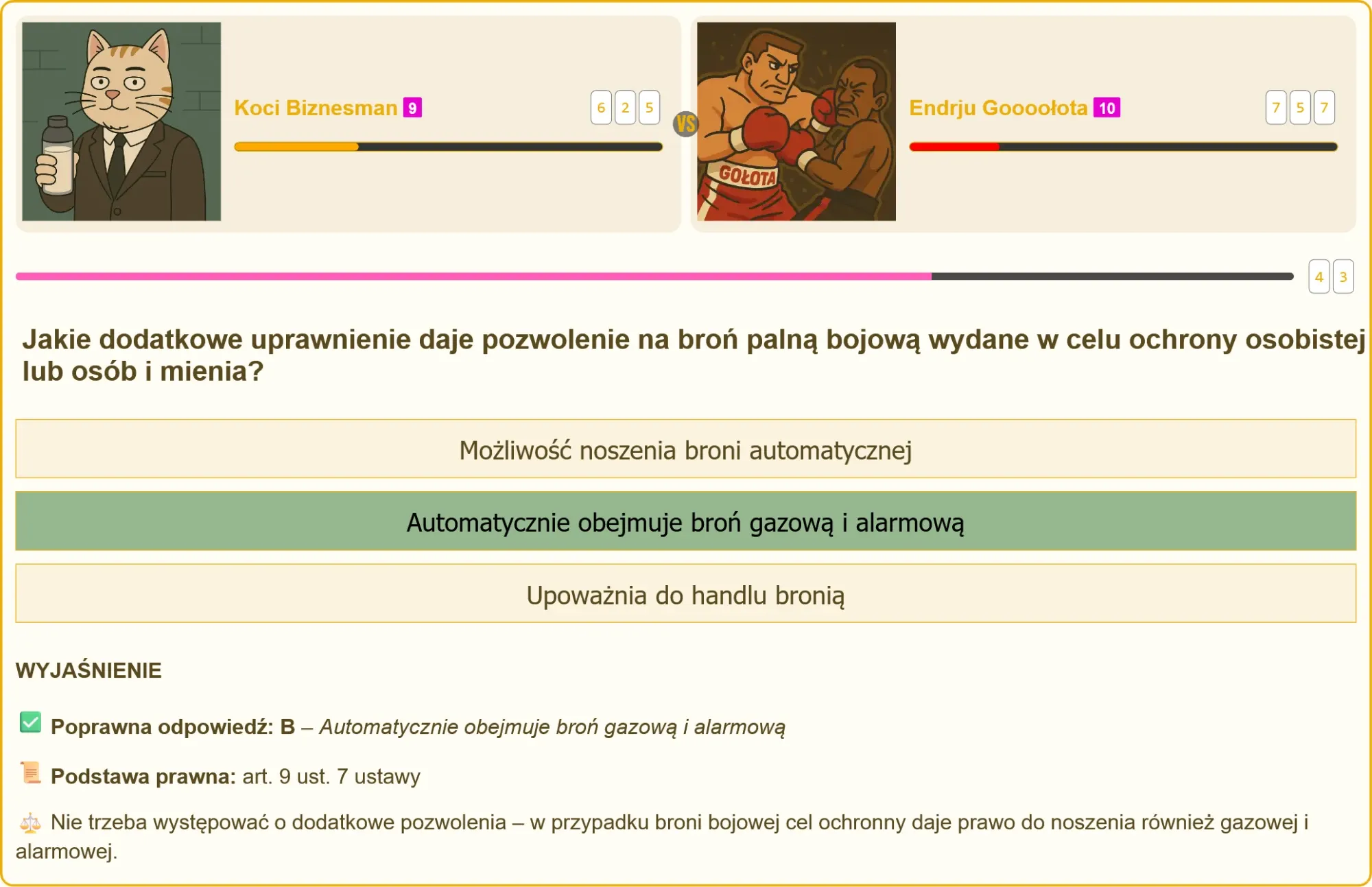 Broń gazowa i alarmowa – co obejmuje pozwolenie na broń bojową