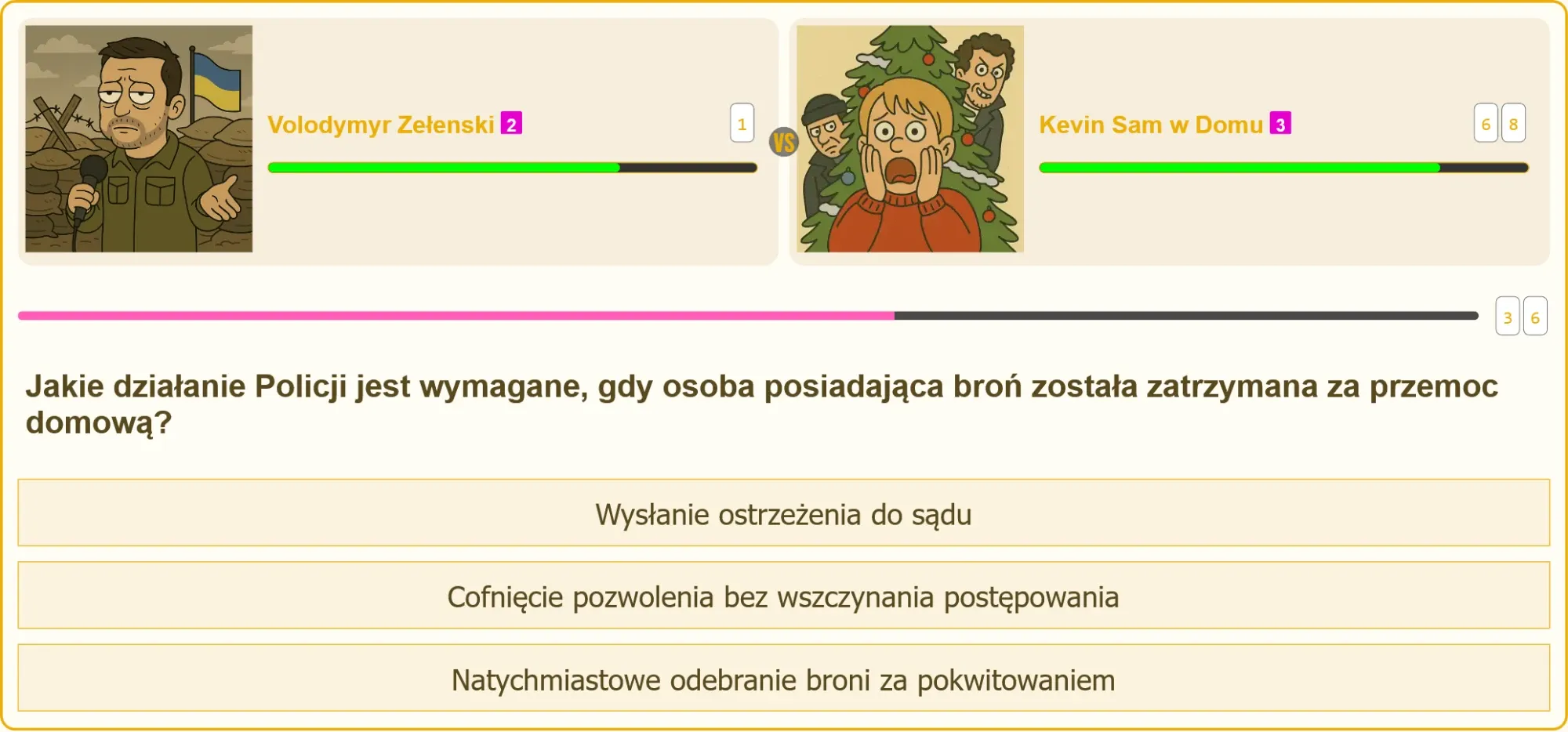 Policja odbiera broń za pokwitowaniem – ilustracja