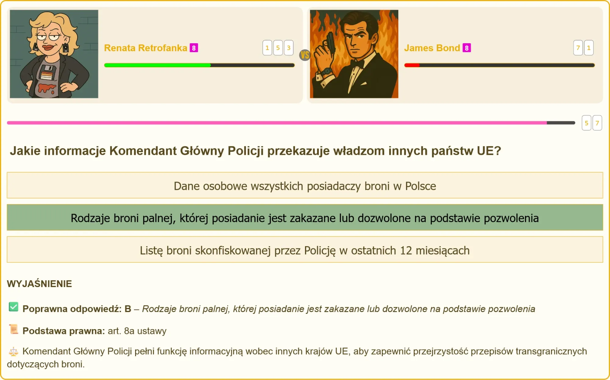 Komendant Główny Policji a wymiana informacji o broni palnej z UE