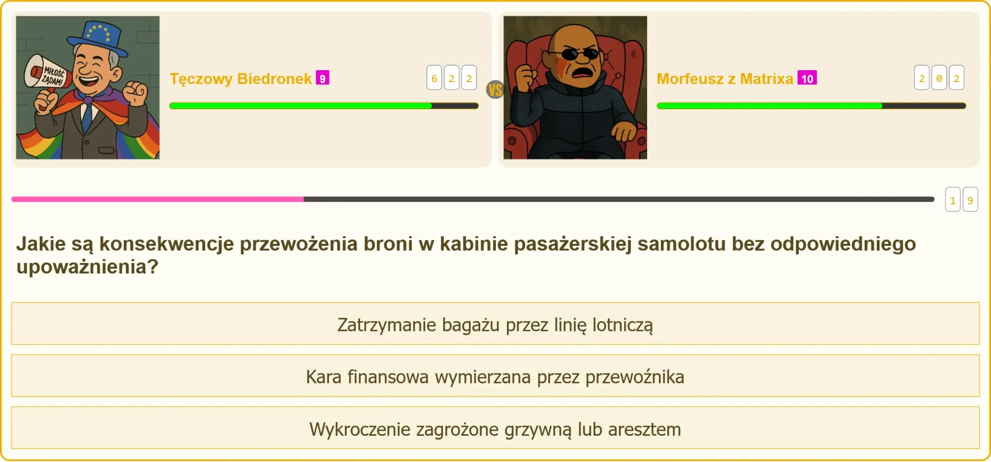 Przewożenie broni w samolocie – wykroczenie zagrożone karą