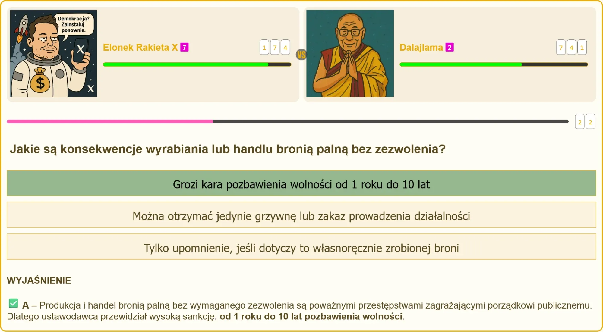 Egzamin na patent strzelecki – pytania testowe