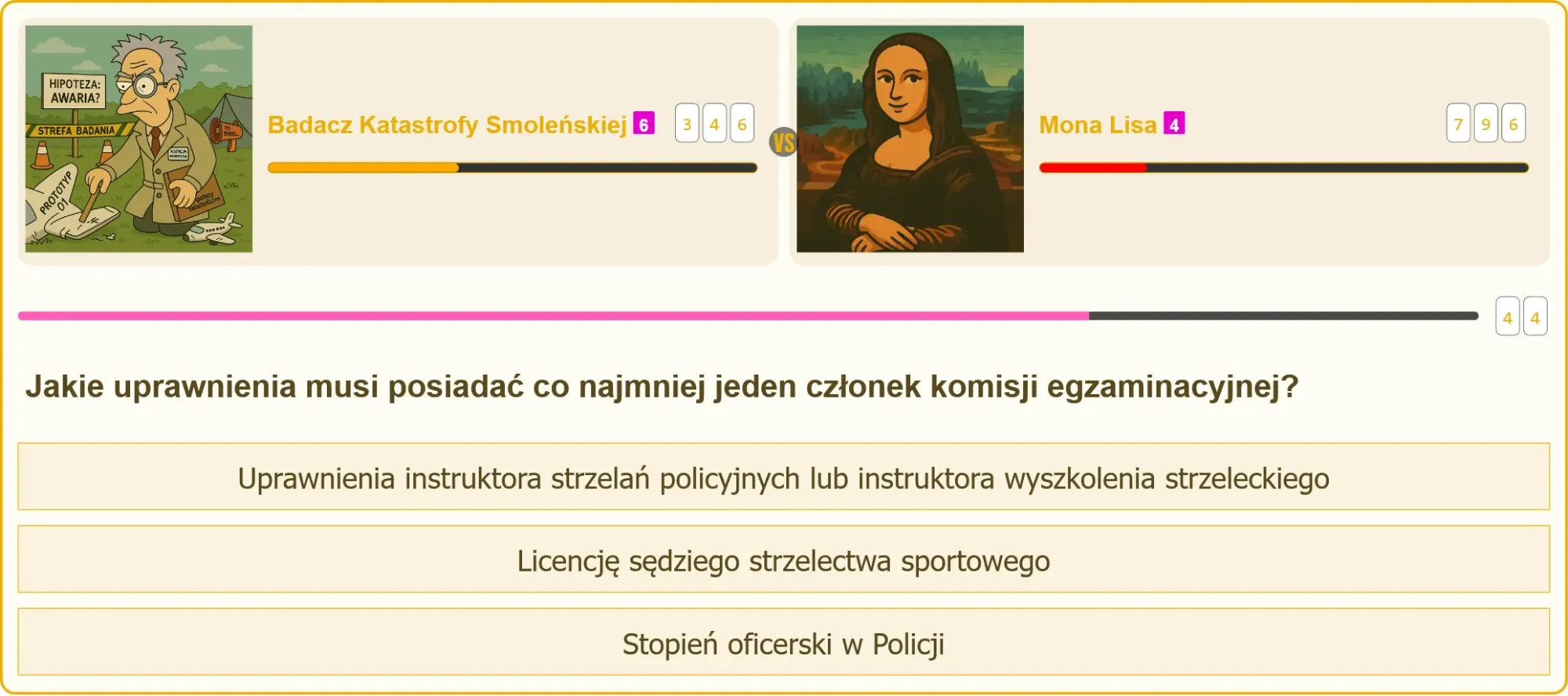 Członek komisji egzaminacyjnej na patent strzelecki