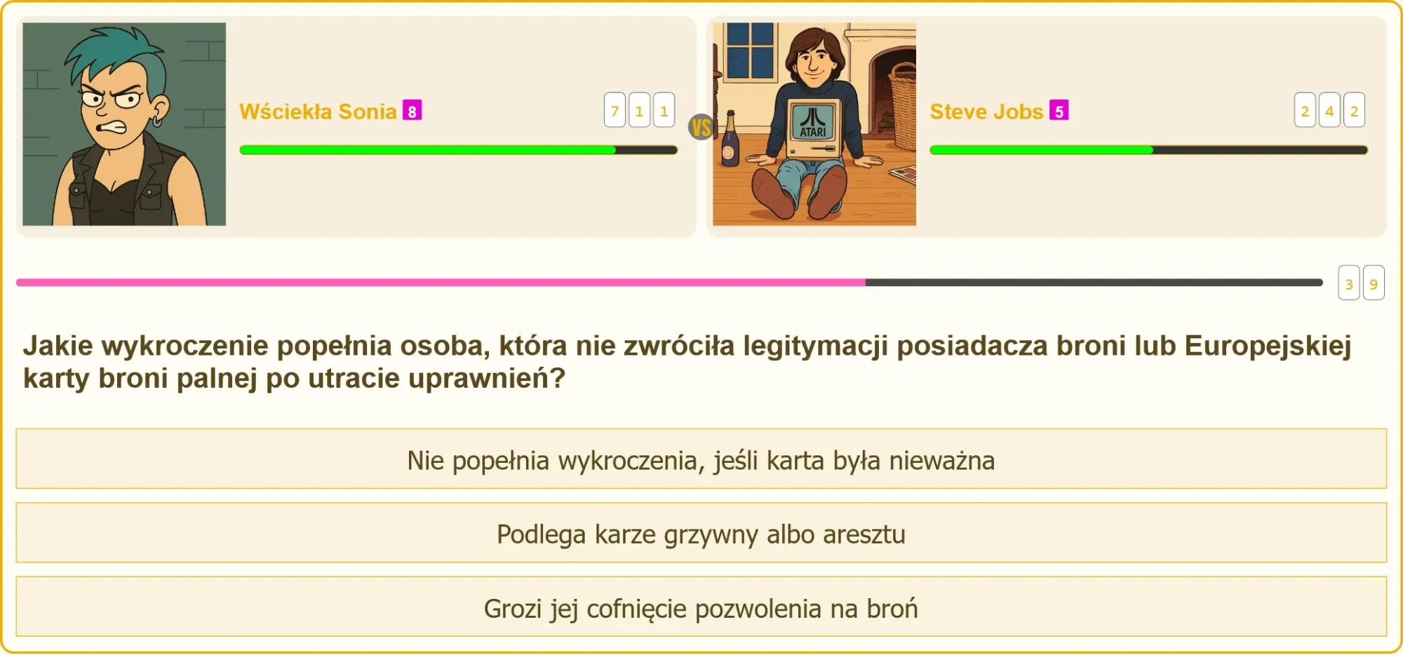 Pojedynek wiedzy na patent strzelecki – Wściekła Sonia vs Steve Jobs