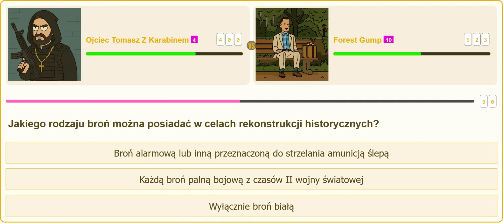 Rekonstrukcja historyczna z użyciem broni alarmowej