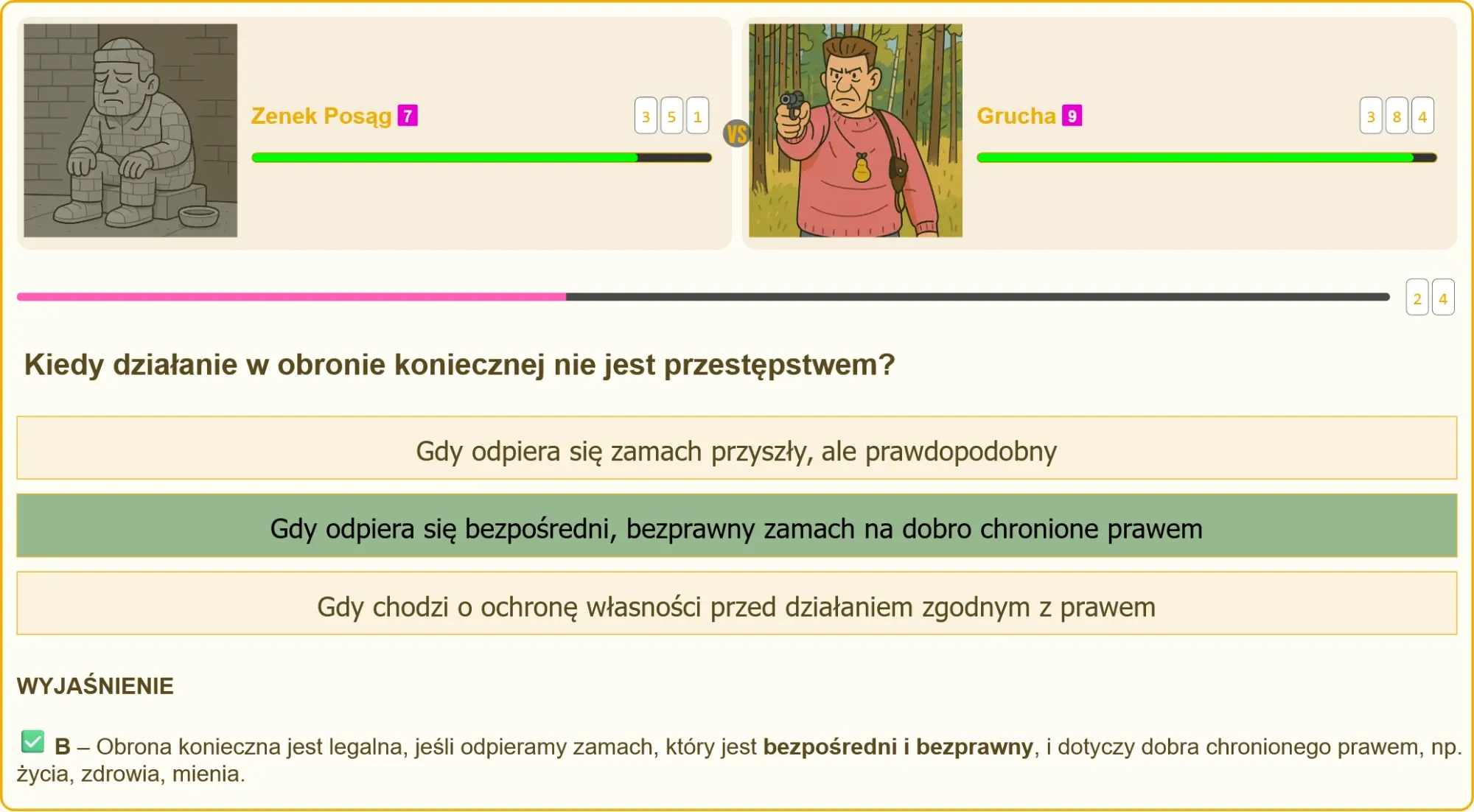 Schemat obrony koniecznej - kiedy jest legalna?