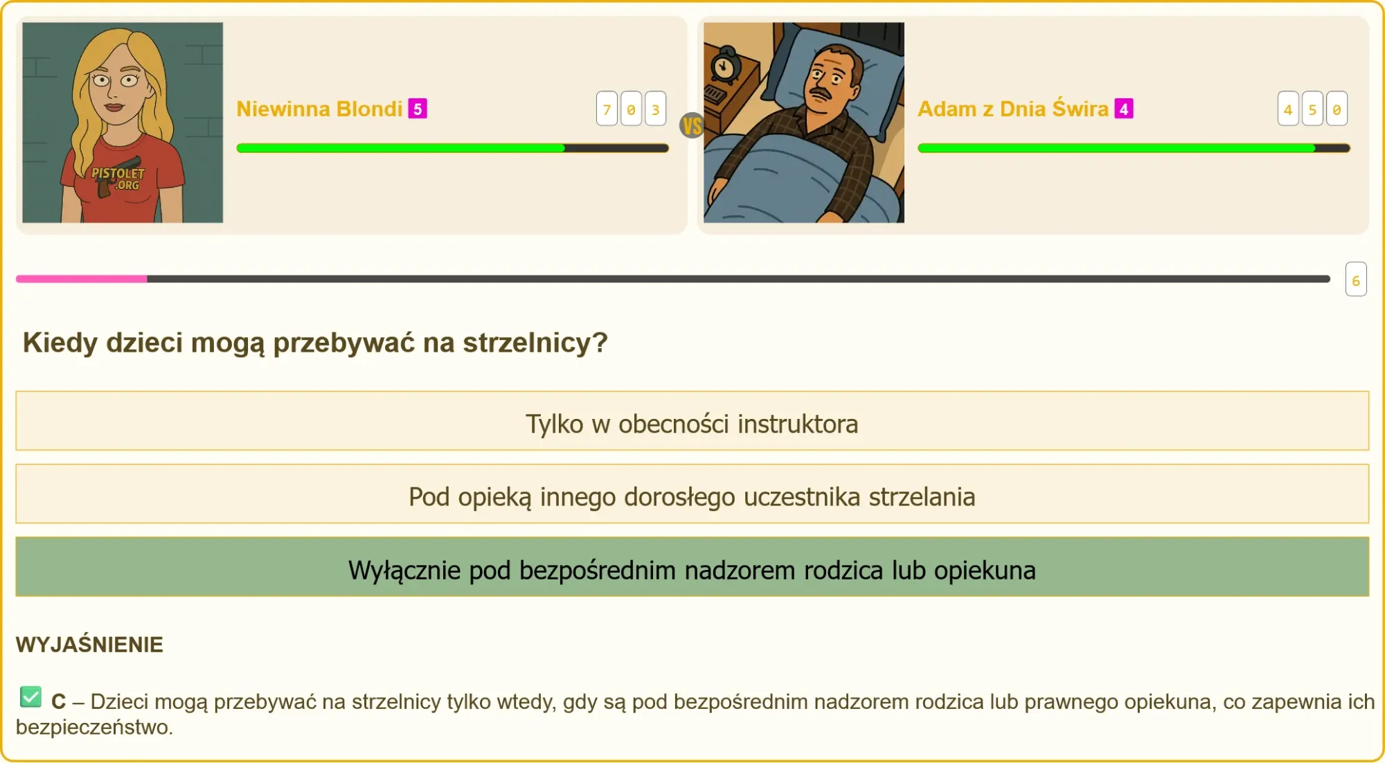 Egzamin na patent strzelecki – pytania testowe