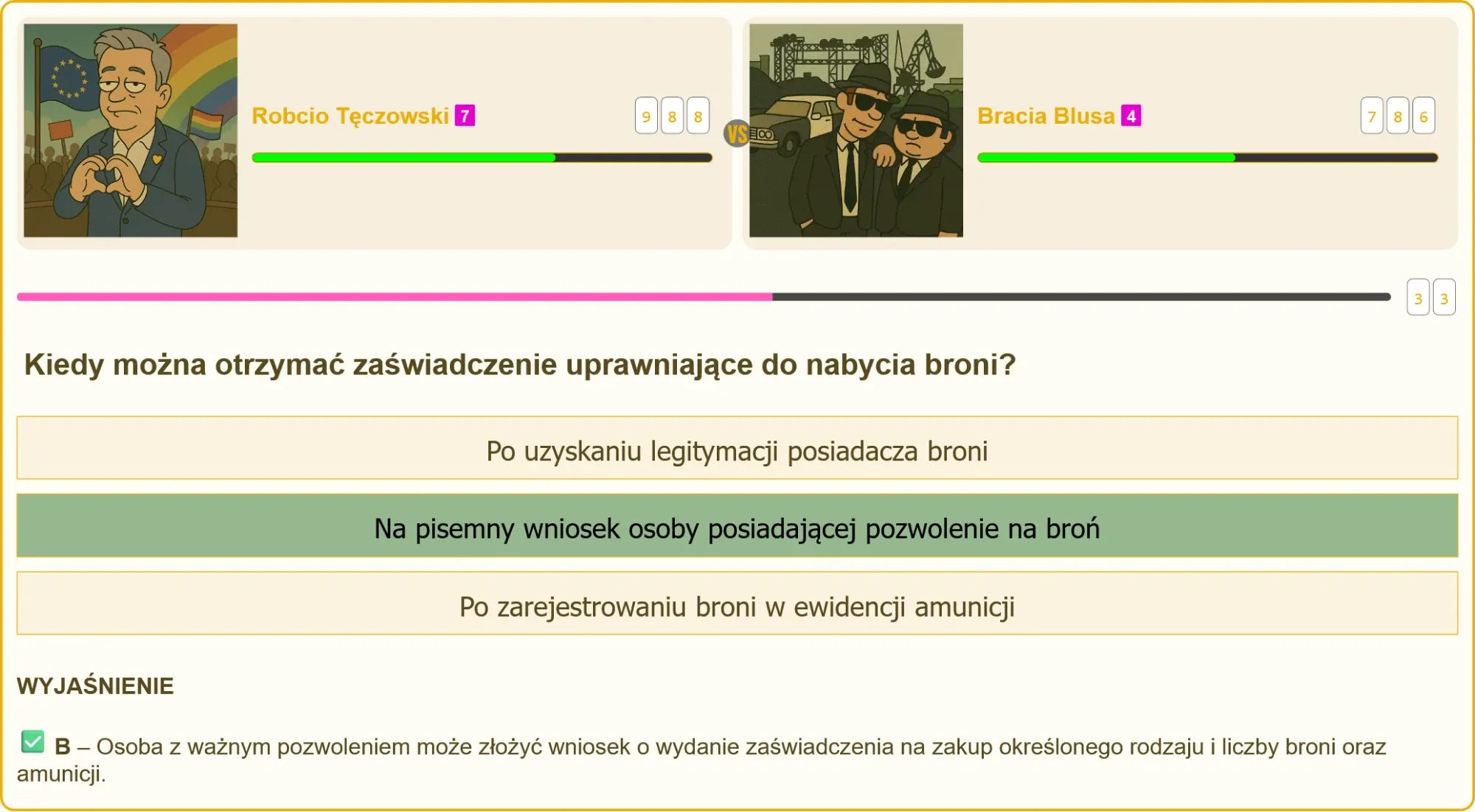 Test na patent strzelecki - zaświadczenie na zakup broni