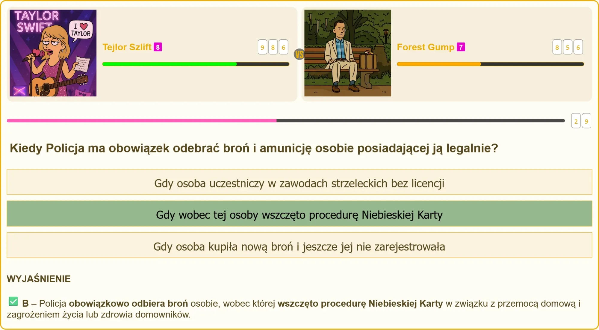 Test na patent strzelecki – pytanie o obowiązek odebrania broni
