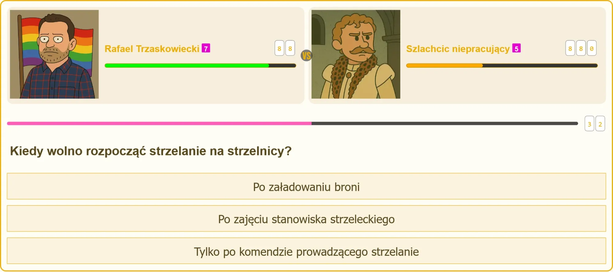 Strzelec czekający na komendę do rozpoczęcia strzelania