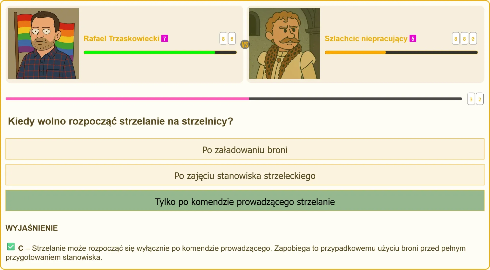Egzamin na patent strzelecki - pytania testowe