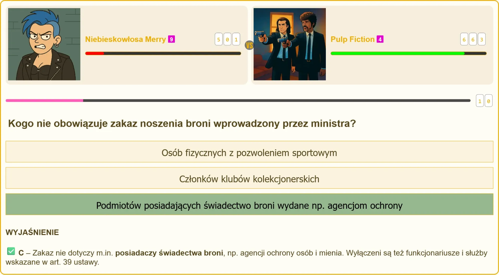 Przygotowanie do egzaminu na patent strzelecki