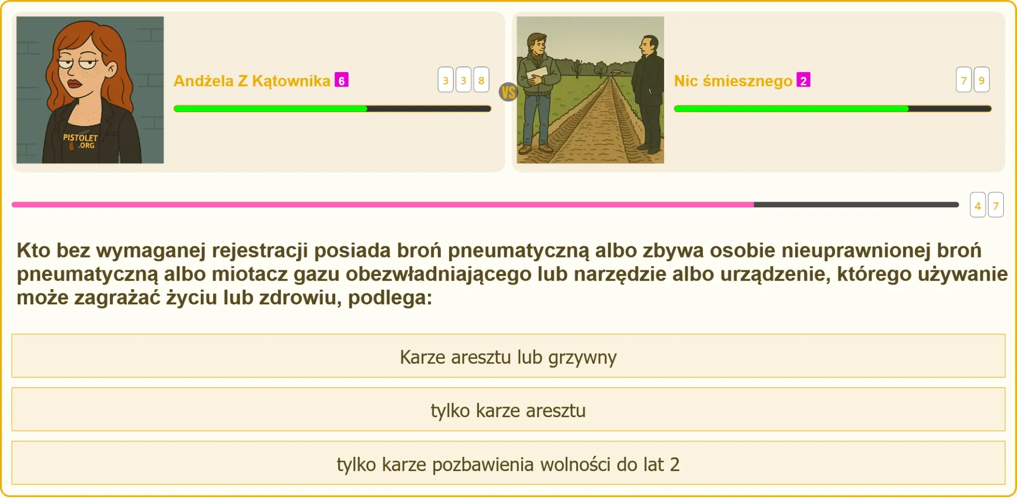 broń pneumatyczna bez rejestracji