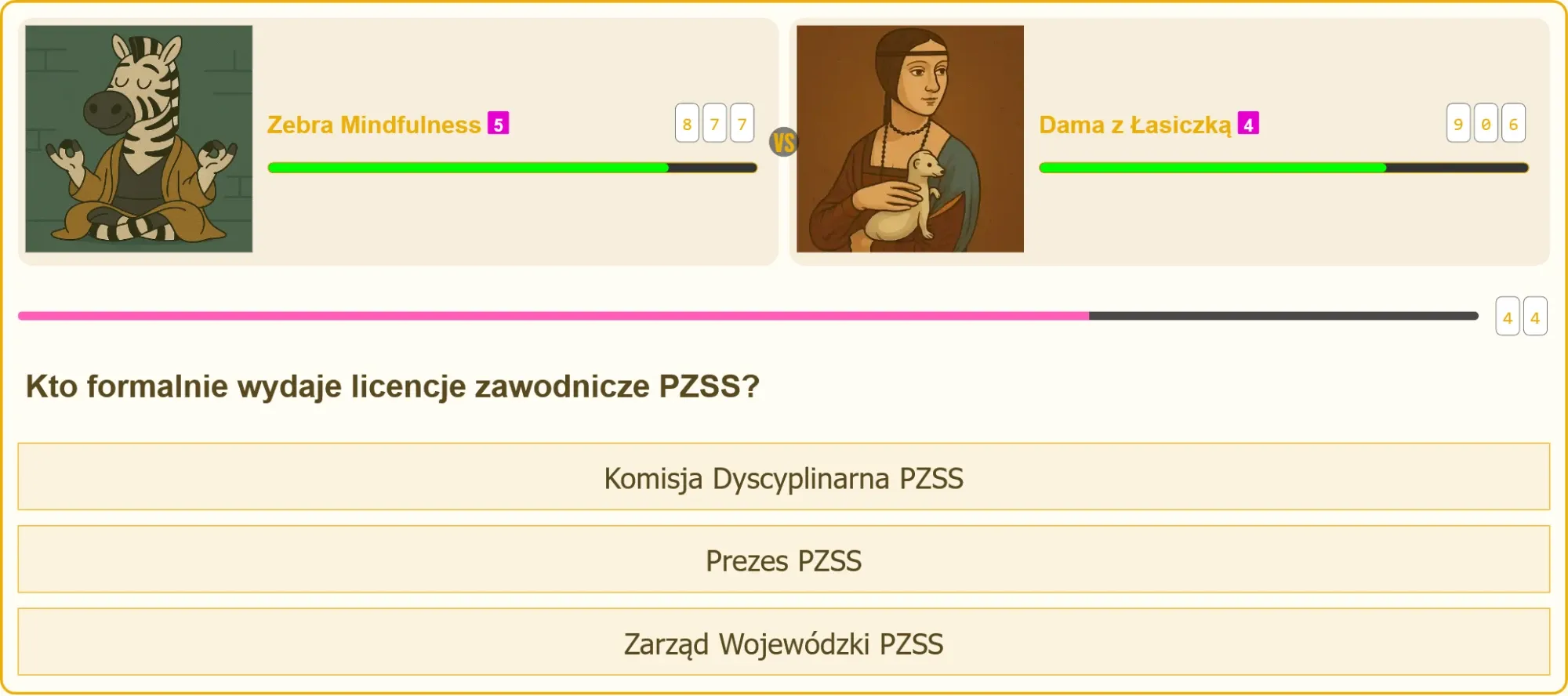 Pojedynek wiedzy na egzaminie na patent strzelecki
