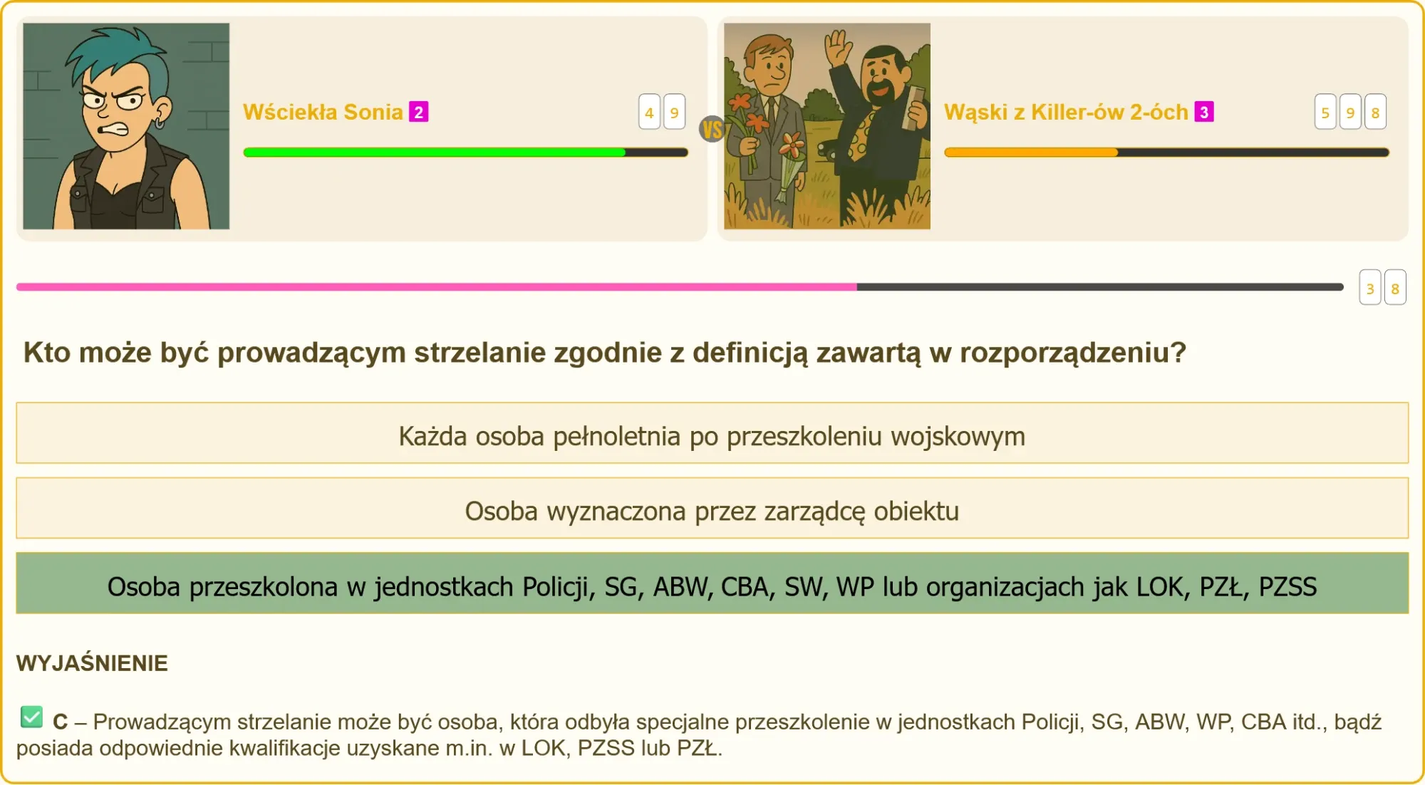 Egzamin na patent strzelecki - pytania testowe