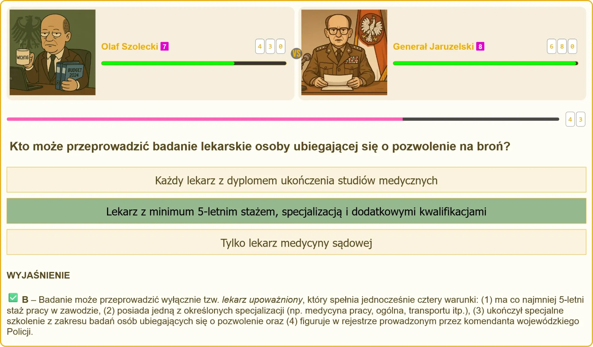 Dokumenty związane z pozwoleniem na broń