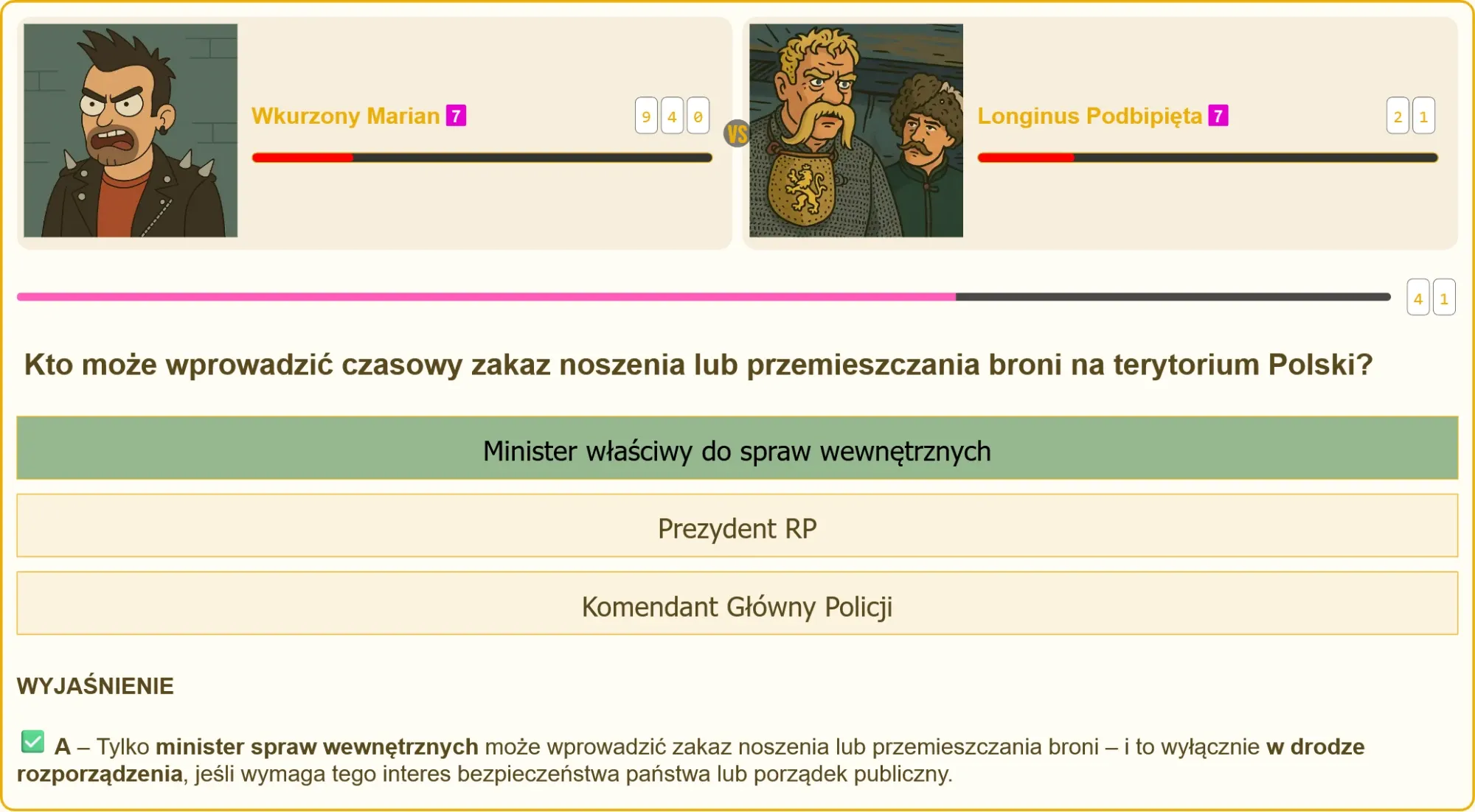 Ustawa o broni i amunicji - przepisy dotyczące zakazu noszenia broni