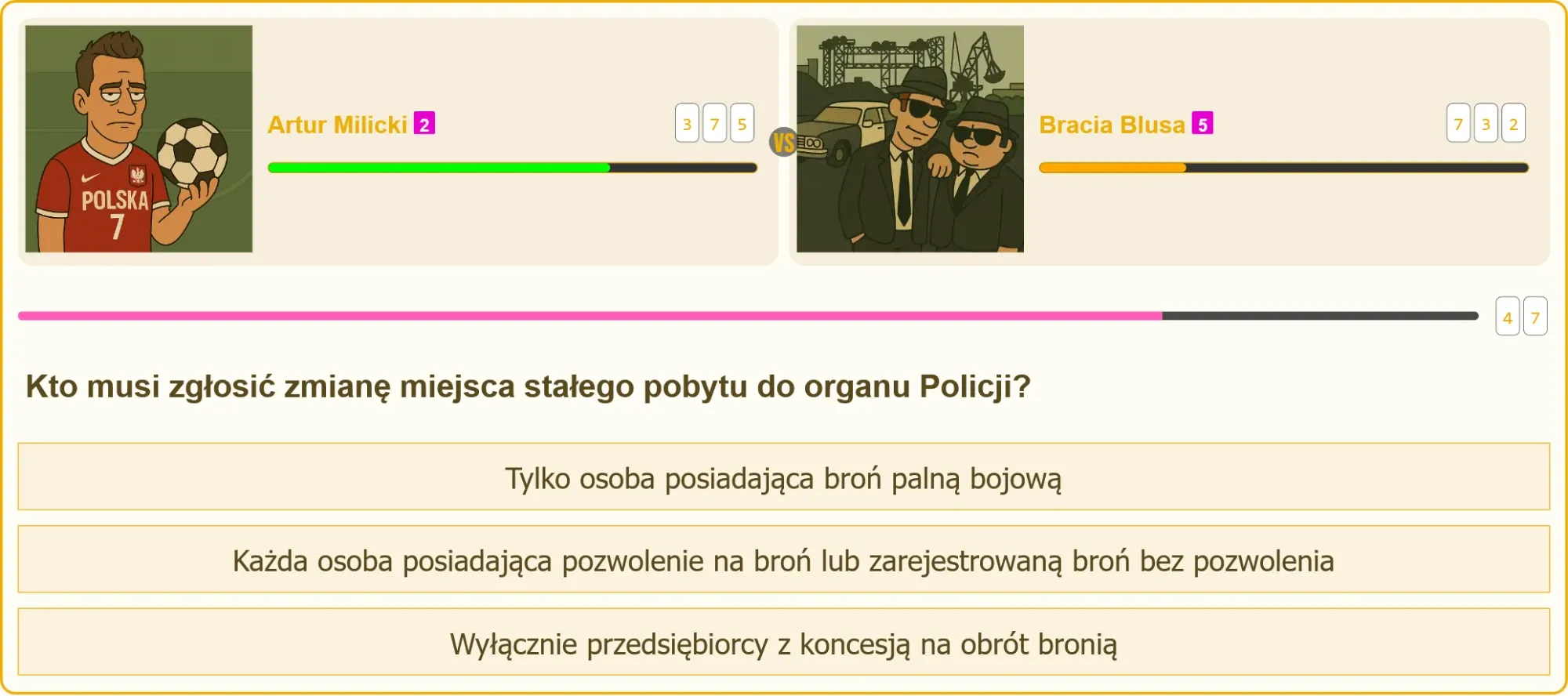 Mężczyzna zgłaszający zmianę adresu w komendzie policji