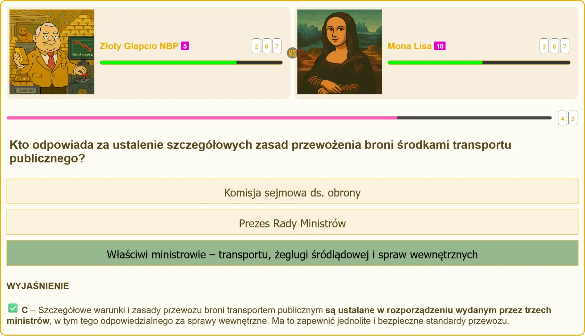 Przygotowanie do egzaminu na pozwolenie na broń - pytania testowe