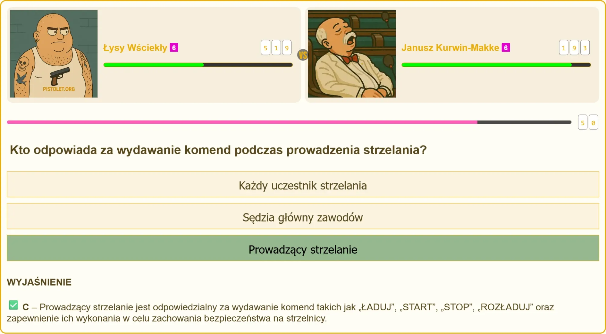 Komendy na strzelnicy - kto je wydaje?