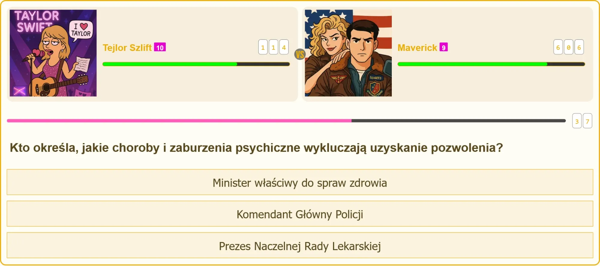 Pojedynek na testach na patent strzelecki – Tejlor Szlift vs Maverick