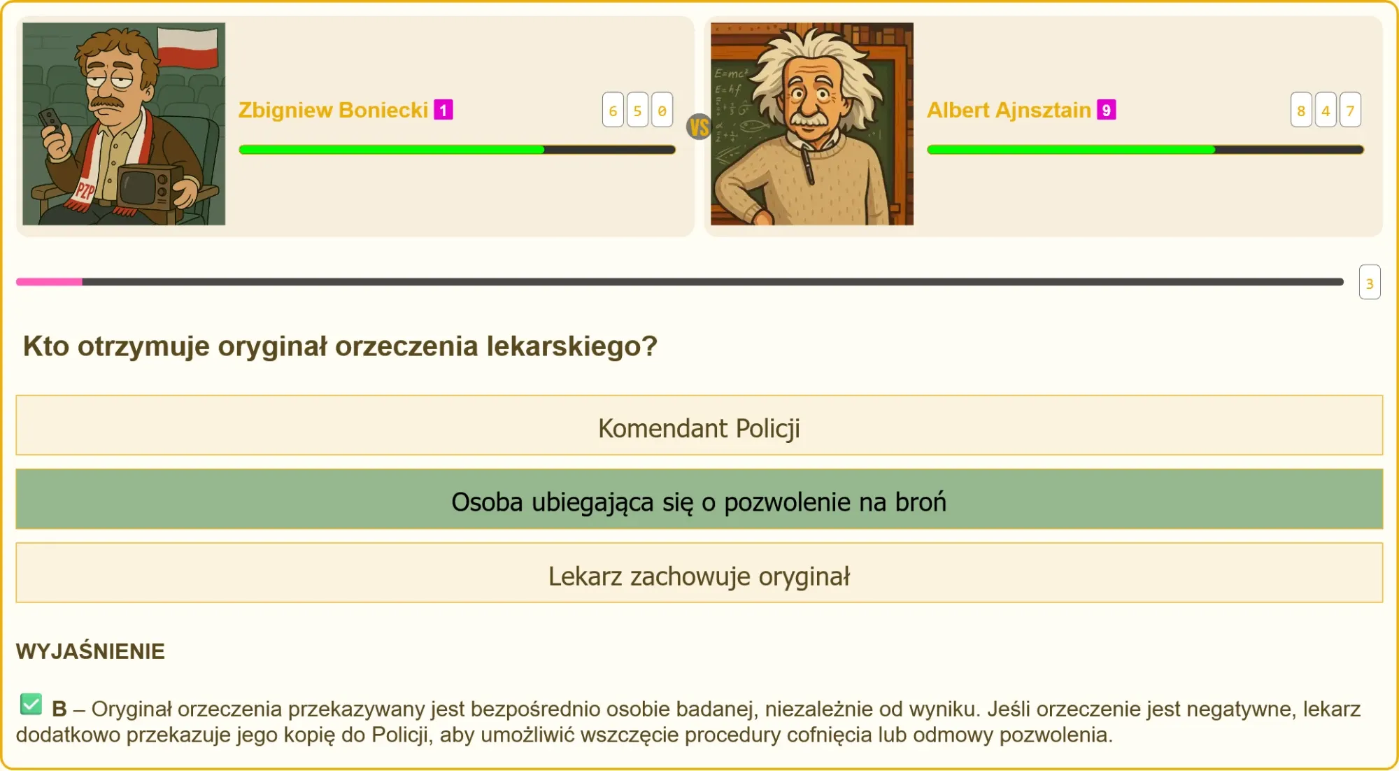 Orzeczenie lekarskie na broń - kto otrzymuje oryginał?