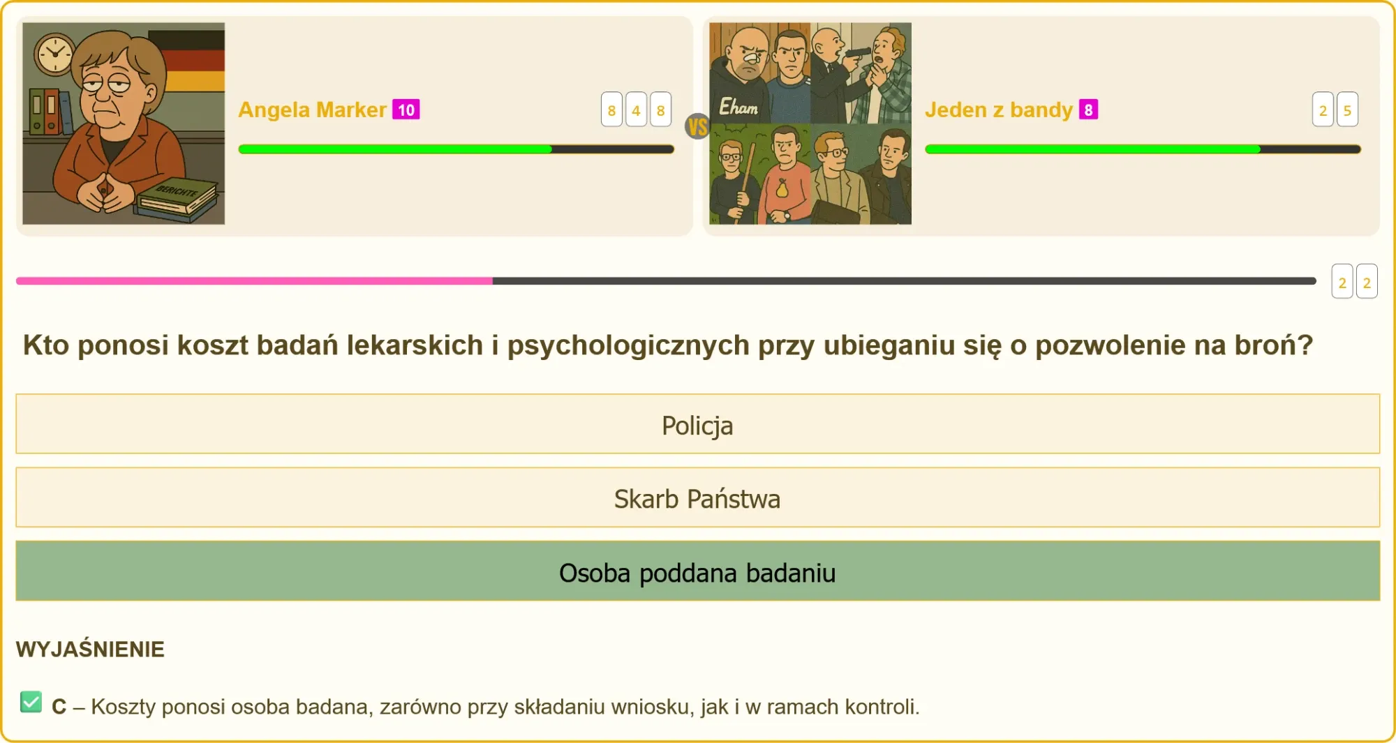 Badania lekarskie i psychologiczne przy pozwoleniu na broń - kto płaci?