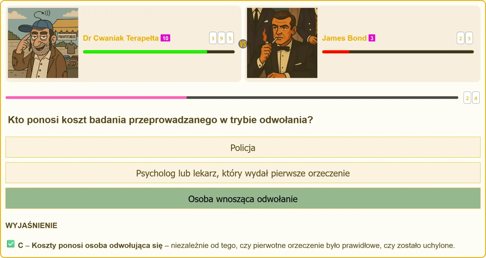 Pojedynek wiedzy o pozwoleniu na broń