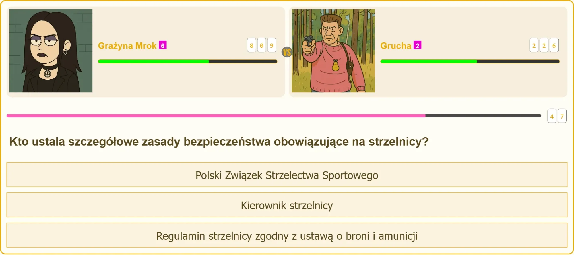 Egzamin na patent strzelecki - testy online