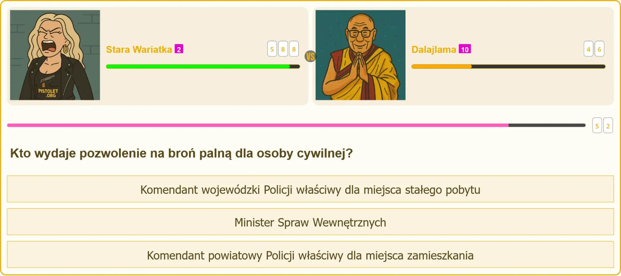 Komendant wojewódzki Policji wydający pozwolenie na broń