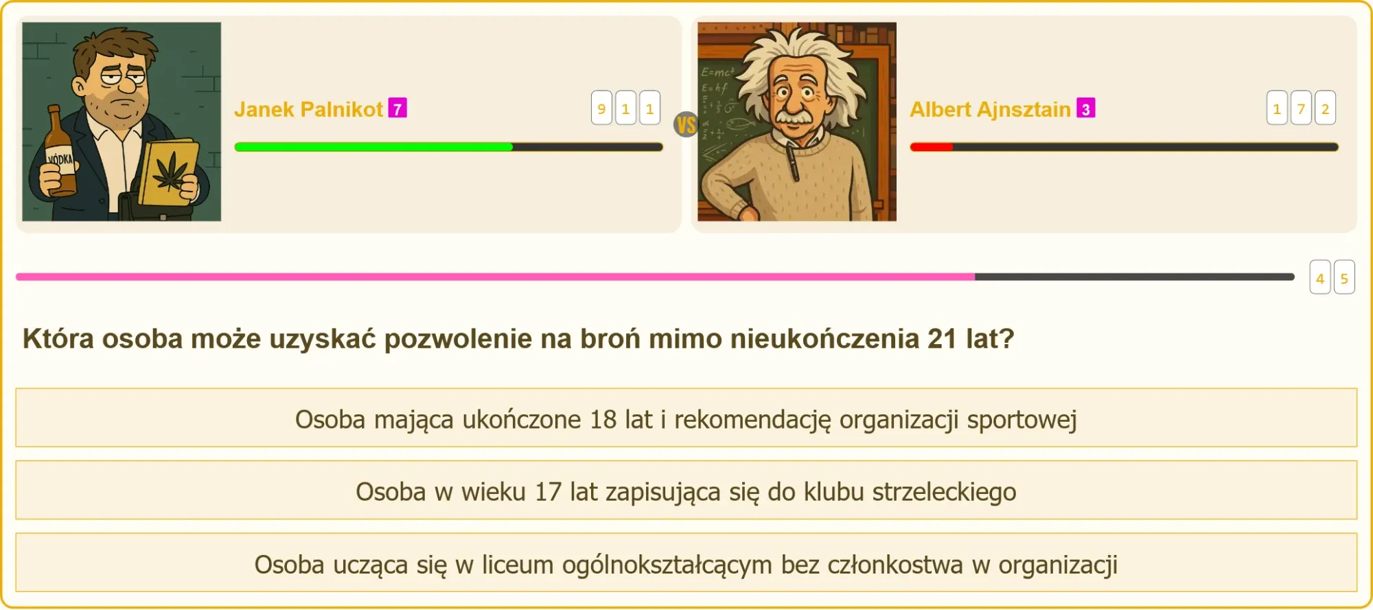 Młody strzelec na strzelnicy pod okiem instruktora