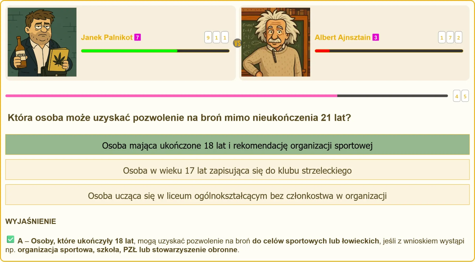 Różne rodzaje broni sportowej na tle dokumentów