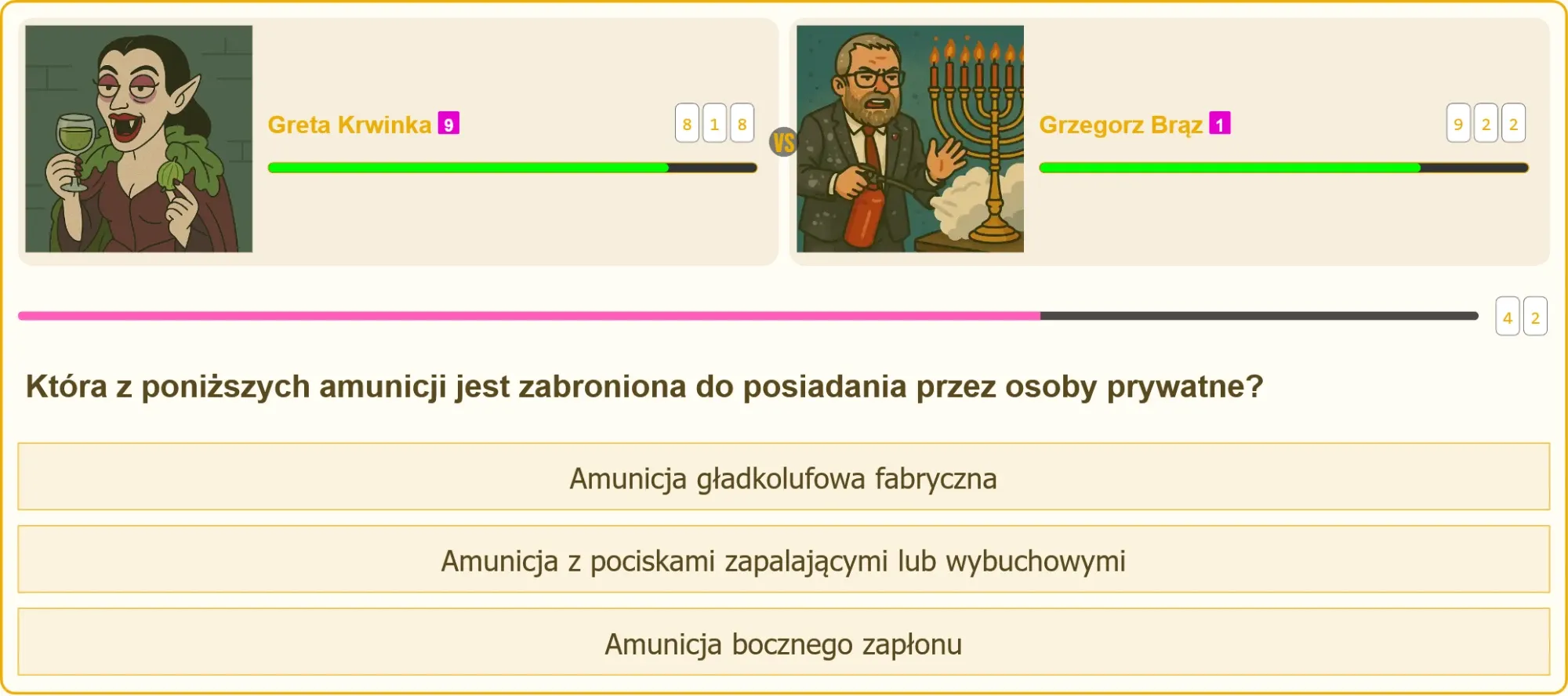 Pytanie testowe o zakazanej amunicji na patent strzelecki