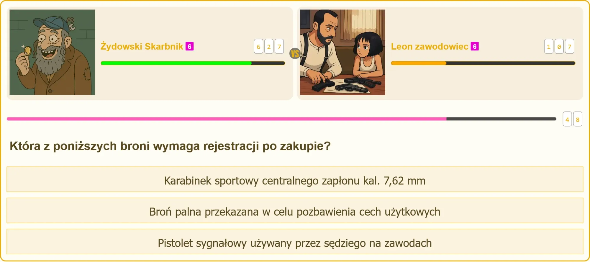 Pistolet sygnałowy używany przez sędziego na zawodach