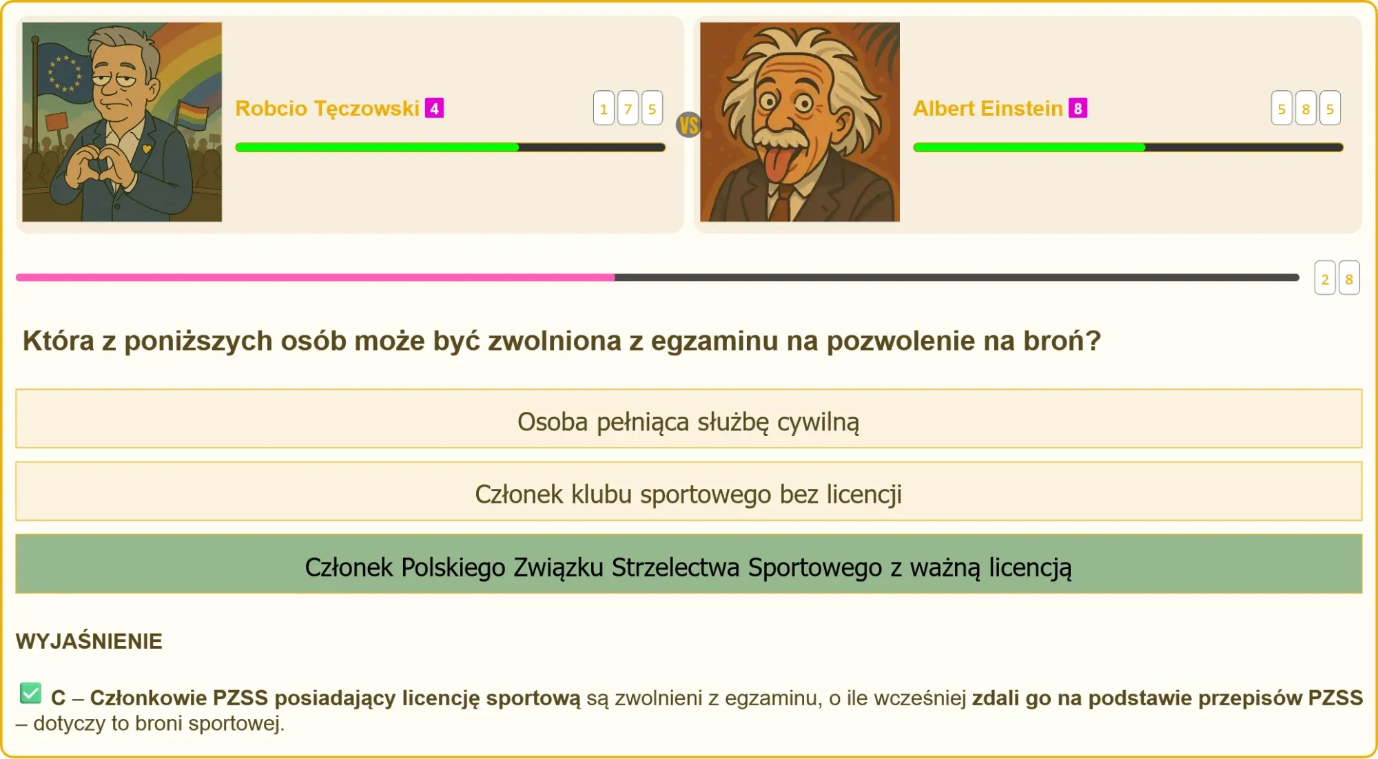 Egzamin na patent strzelecki - pytania testowe