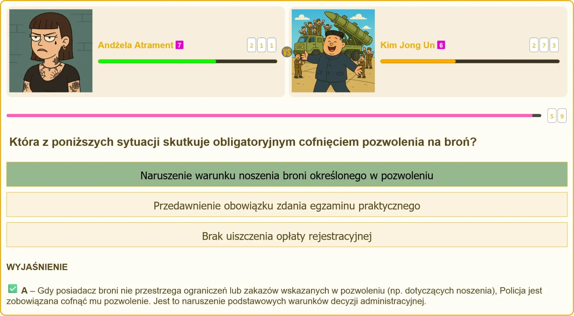Przepisy o cofnięciu pozwolenia na broń - art. 18 ust. 1 Ustawy o broni i amunicji