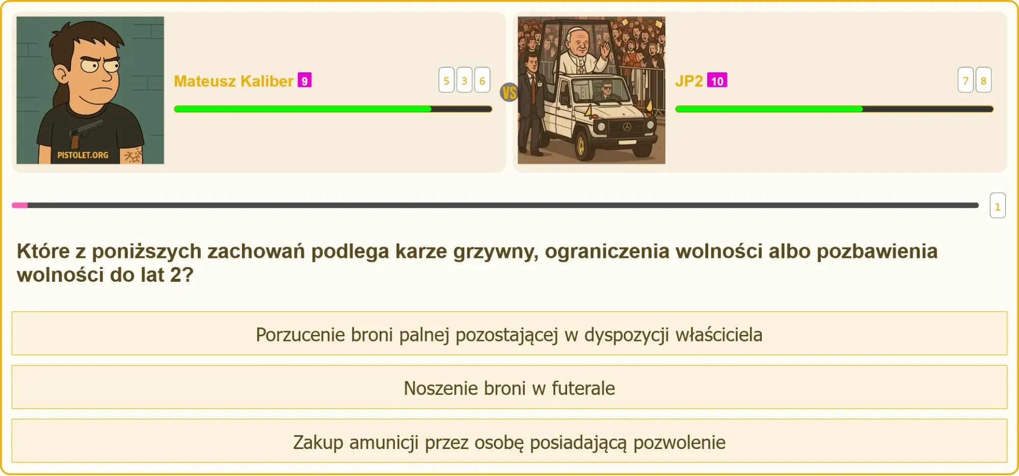 Pistolet porzucony w lesie - nielegalne zachowanie