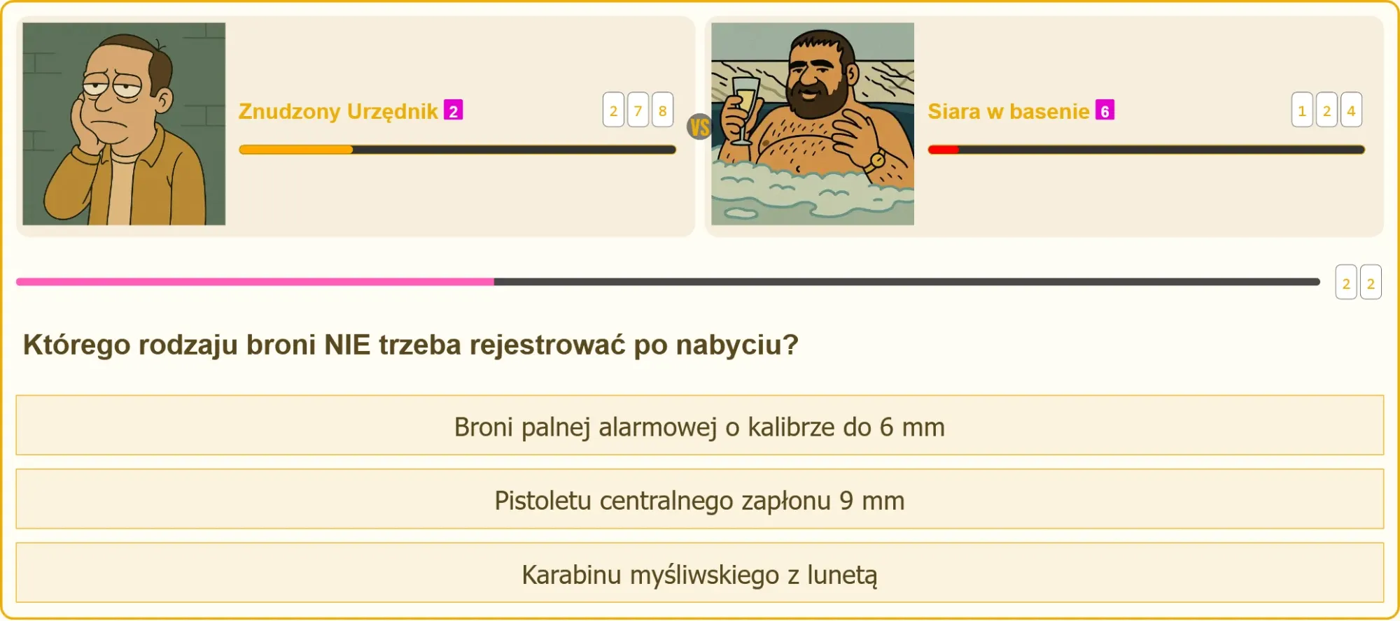Broń alarmowa o kalibrze do 6 mm