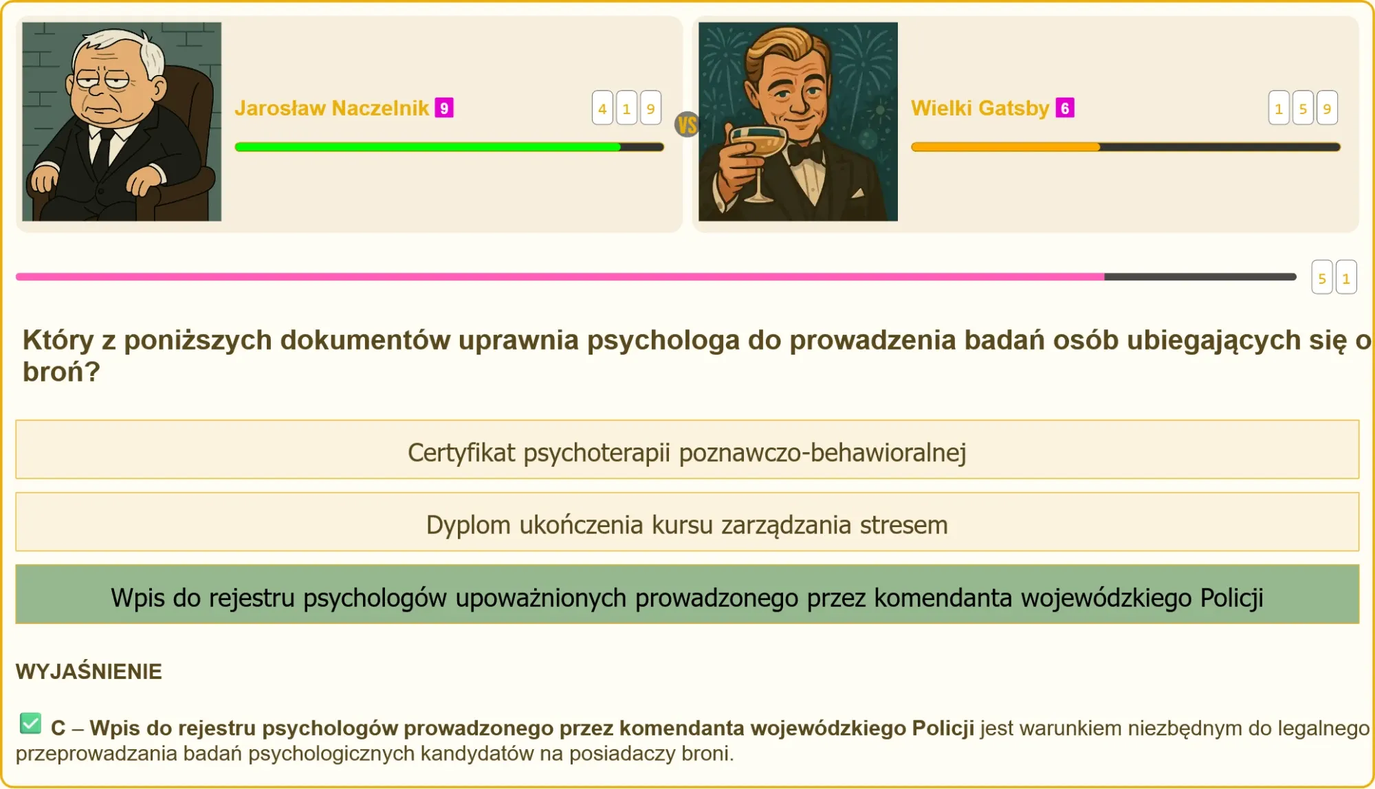 Egzamin na patent strzelecki – pytania testowe