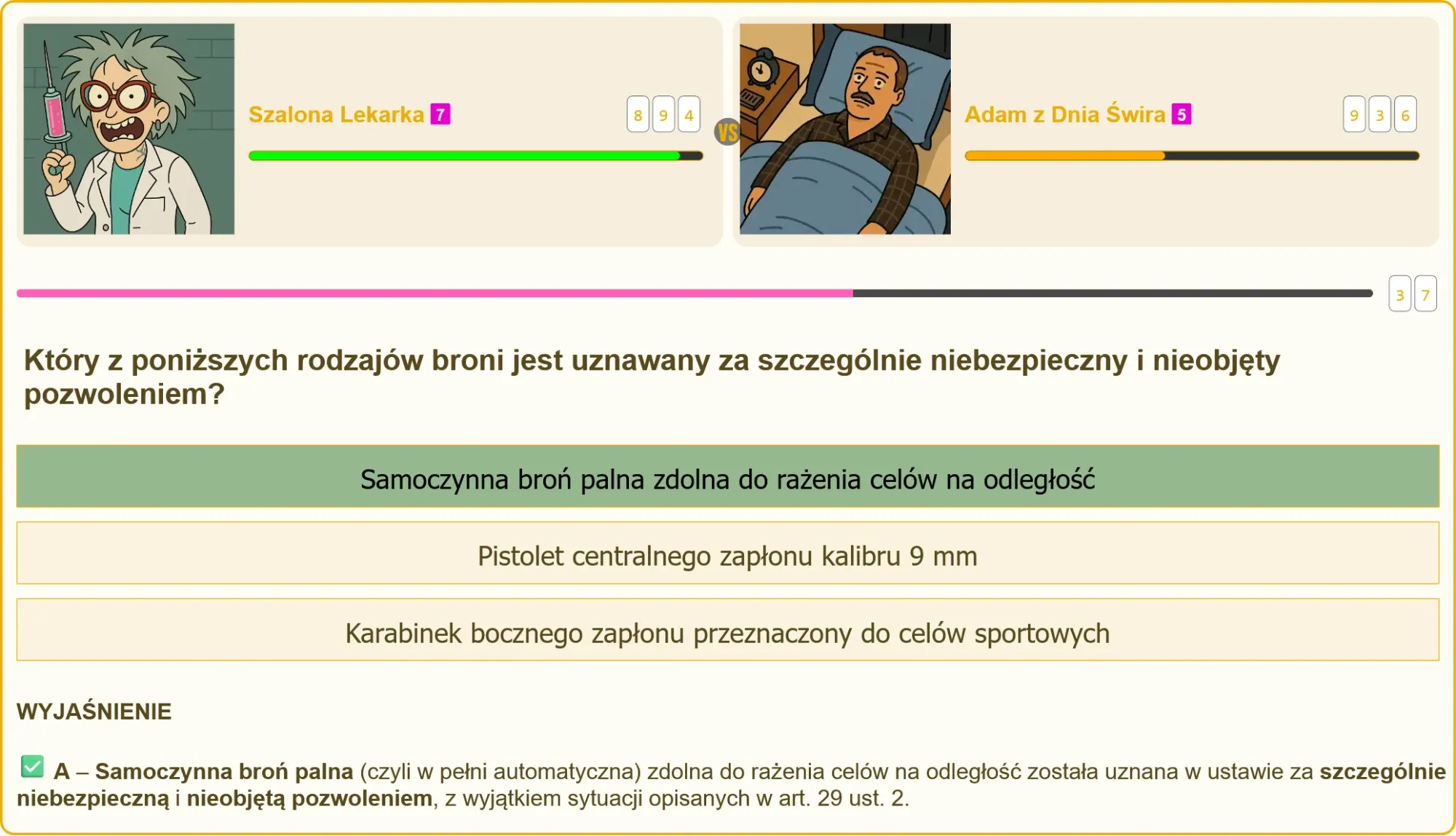 Egzamin na patent strzelecki – pytania testowe