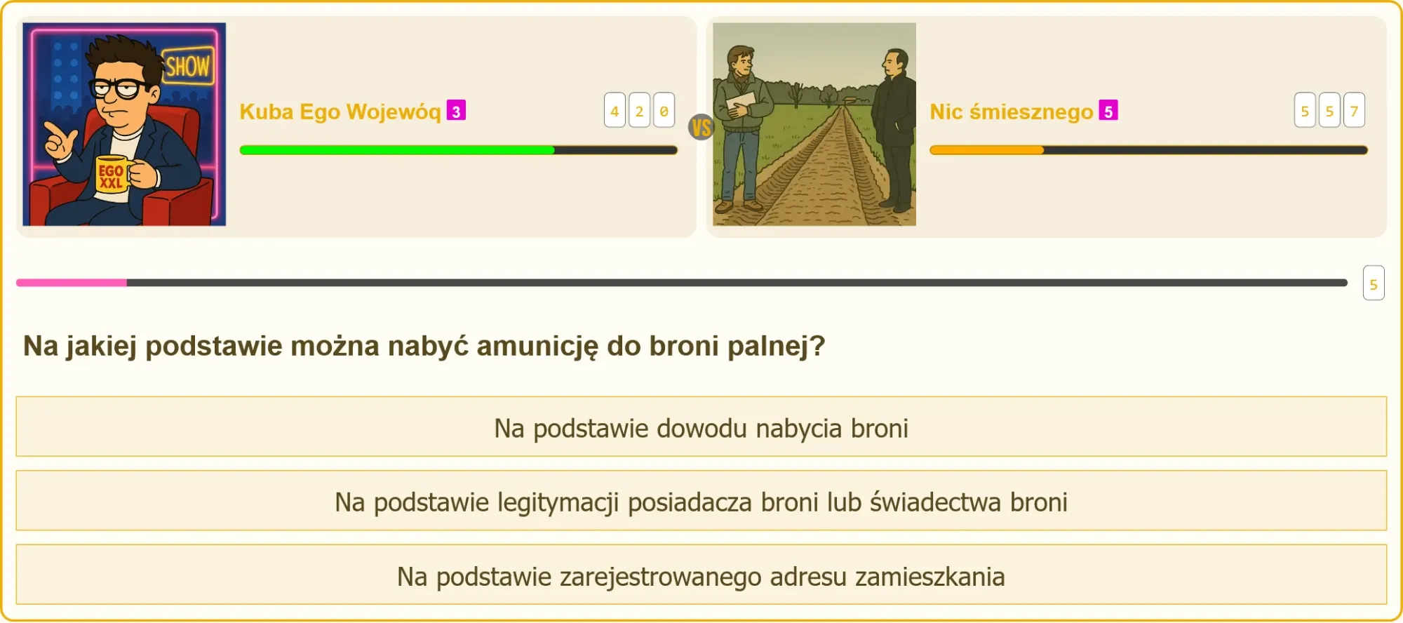 Pojedynek wiedzy na patent strzelecki - kupno amunicji do broni palnej