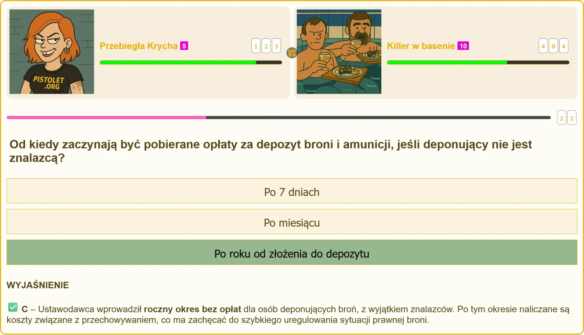 Ustawa o broni i amunicji – depozyt bez opłat przez rok