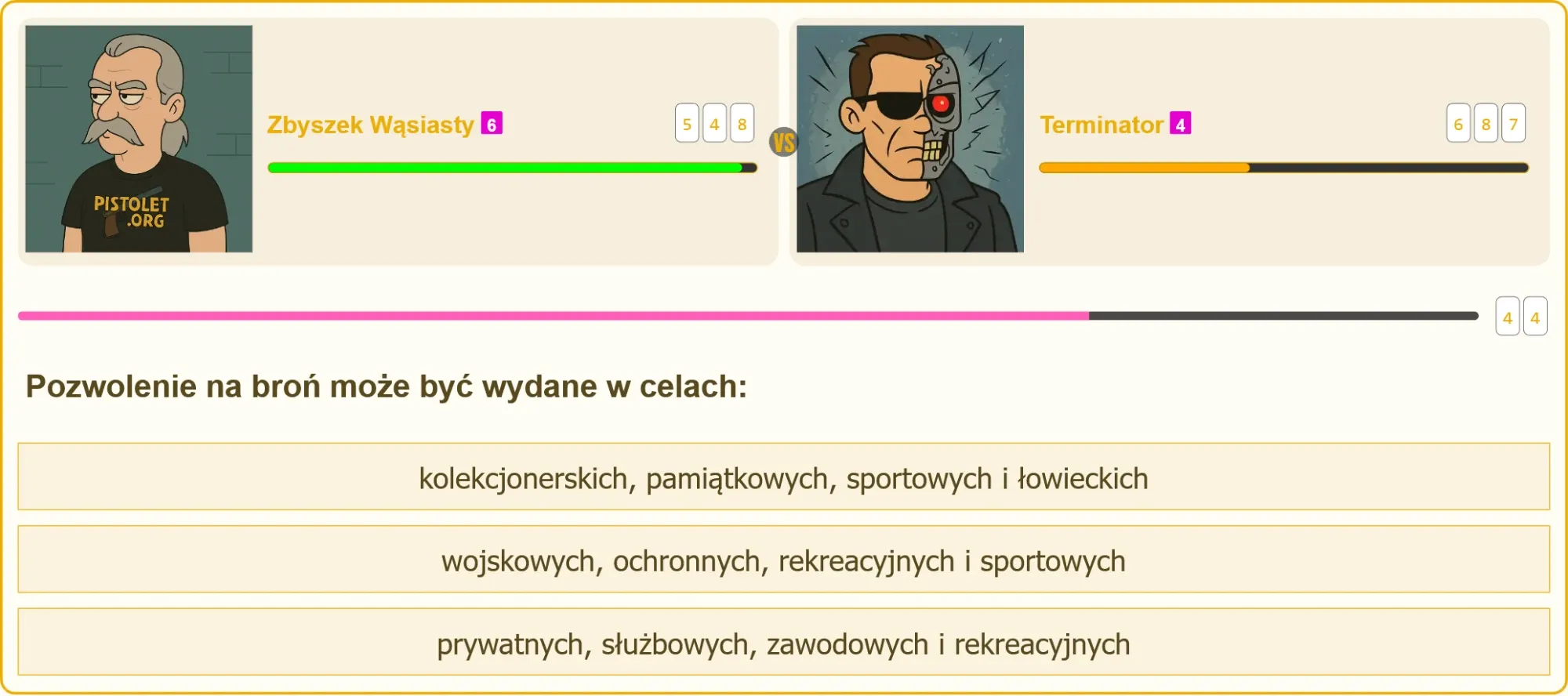 Pozwolenie na broń - legalne cele w Polsce