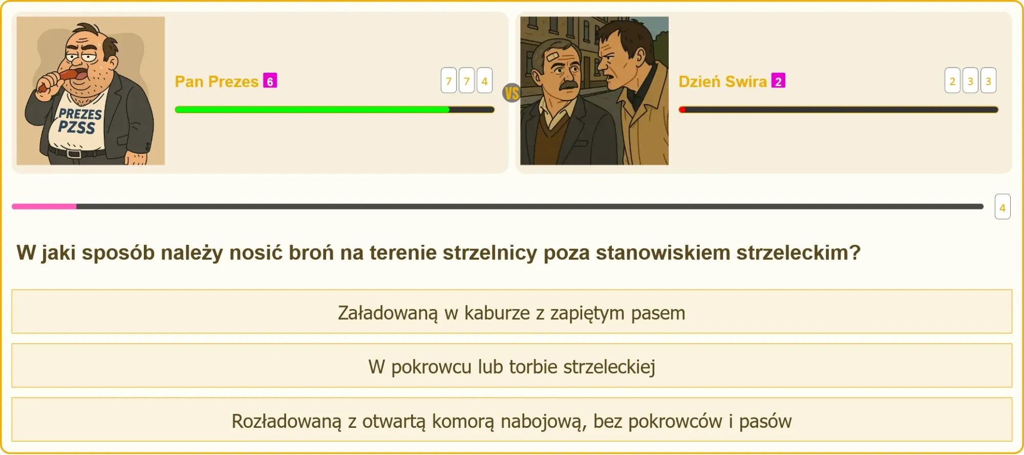 Prawidłowe noszenie broni na strzelnicy