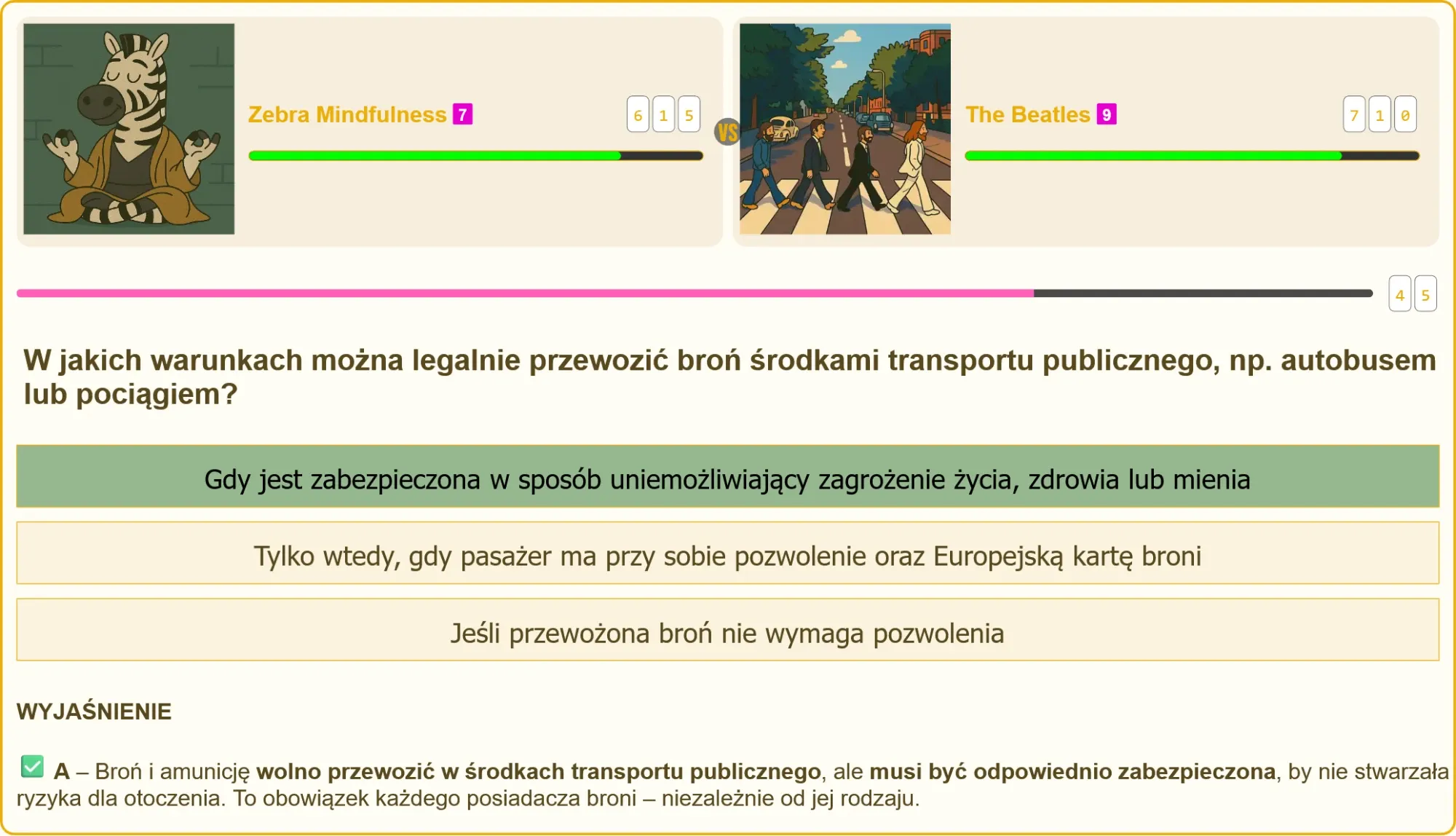 Egzamin na patent strzelecki – pytania testowe