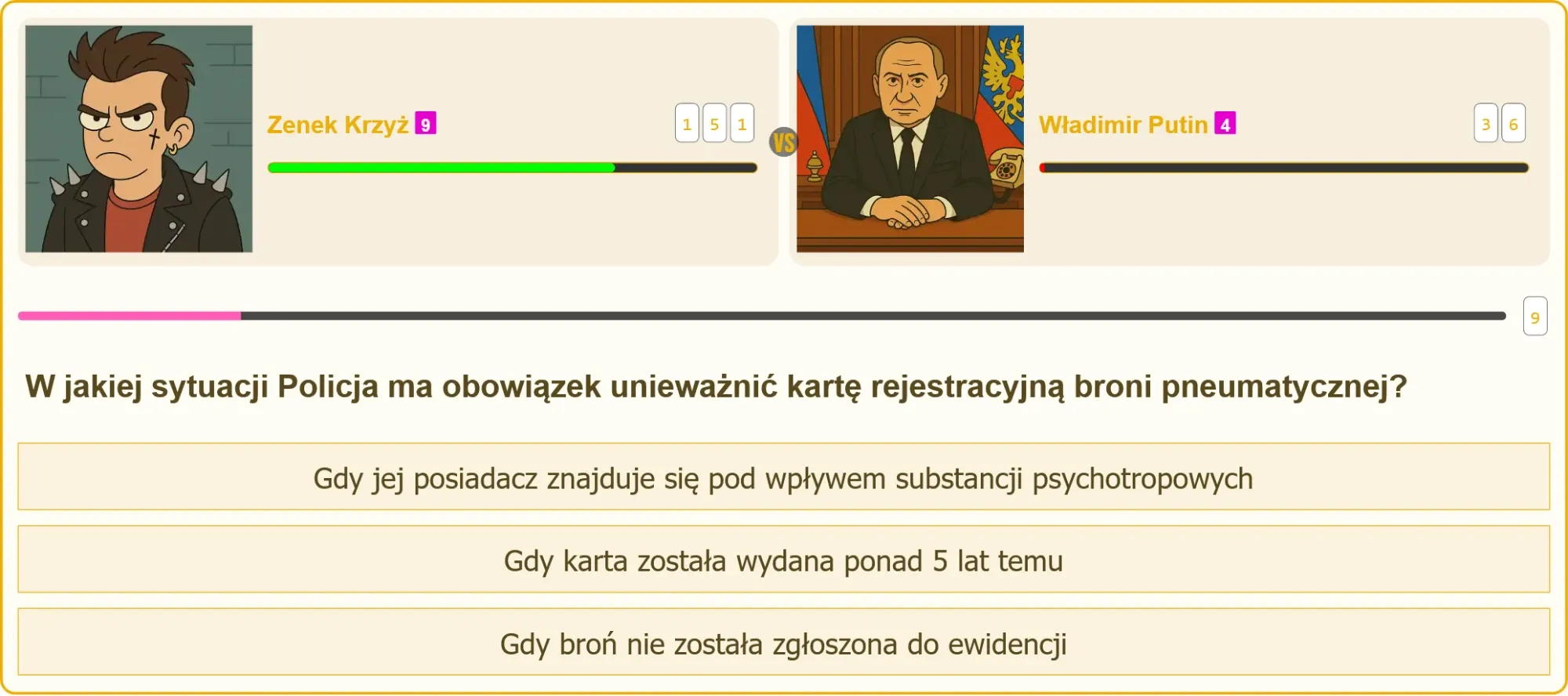 Policja unieważnia kartę rejestracyjną broni pneumatycznej