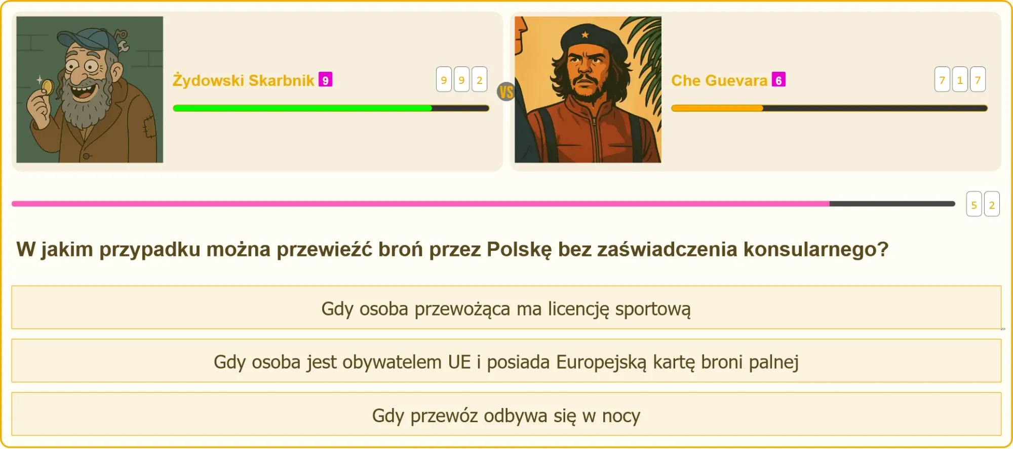 Przewóz broni przez Polskę - Europejska karta broni palnej