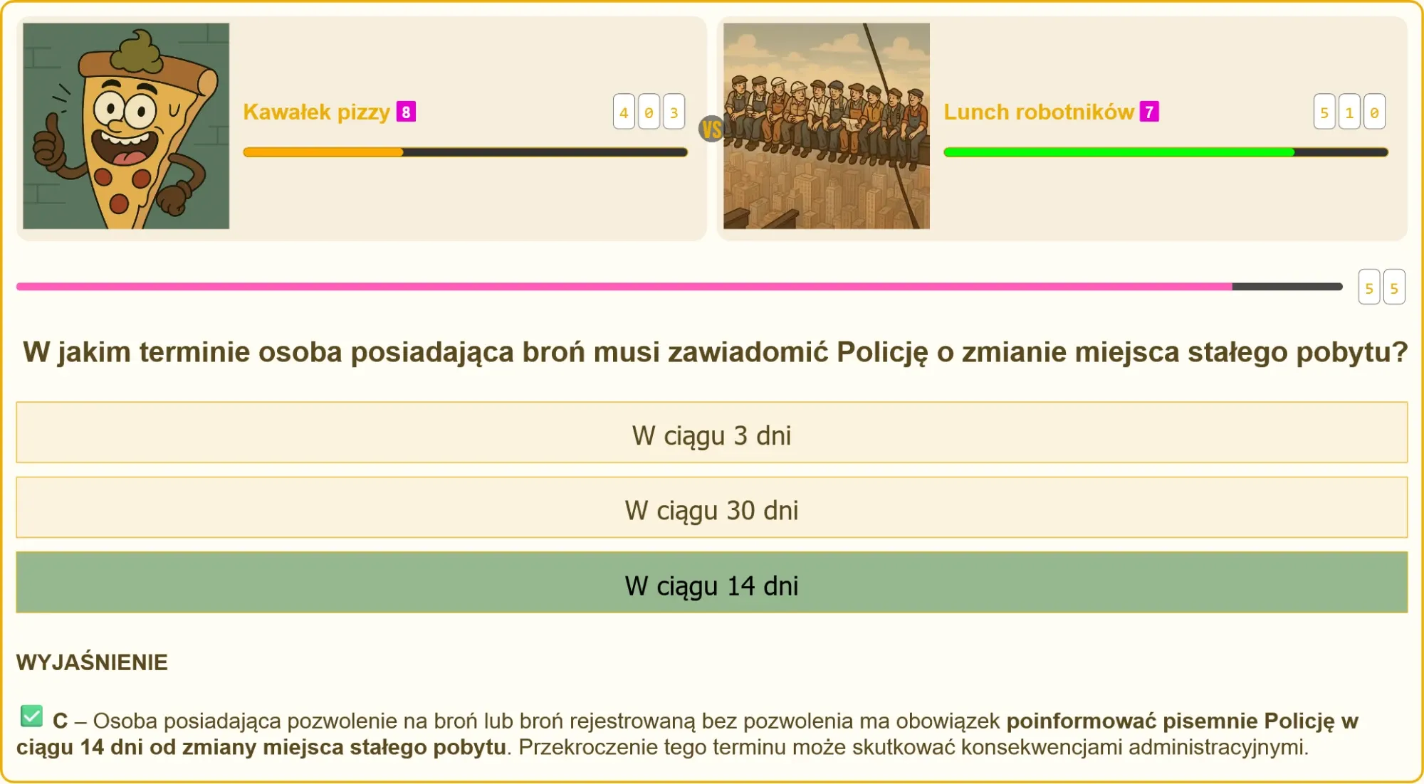 Egzamin na patent strzelecki - pytania testowe